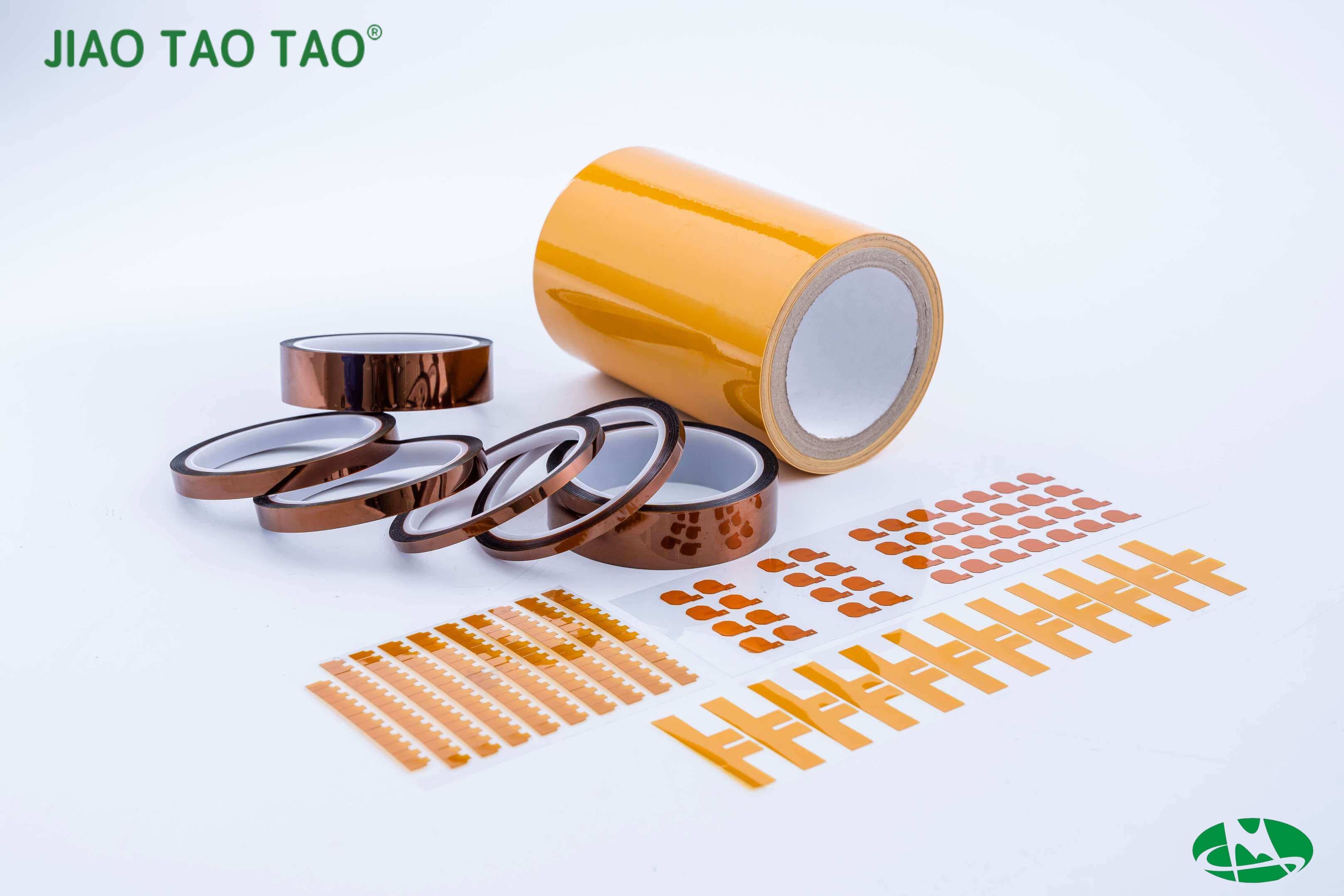 JIAOTAOTAO ESD Kapton tape with OEM slitting, die-cutting, and bulk industrial supply.